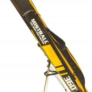 Mistrall puzdro na prúty so stojanom dvojkomorové žlté - 150 cm