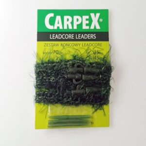 Montáž CARPEX Lead Core System & Safety Clip, Green/Black with grass nosnosť 35 lb/ 15,9 kg