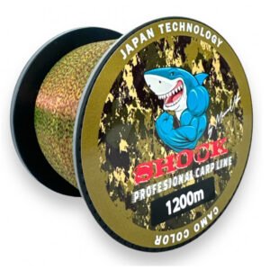 METHOD FEEDER FANS Shock Profesional Carp Line Camo, 1200 m priemer 0,26 mm, nosnosť 7,88 kg
