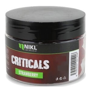 Vyvážené boilie NIKL Criticals, jahody priemer 24 mm