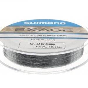 SHIMANO Line Exage Steel Grey, 300 m priemer 0,255 mm, nosnosť 5,50 kg