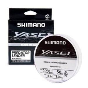 SHIMANO Line Yasei Fluoro Leader Grey priemer 0,40 mm, nosnosť 11,93 kg, balenie 50 m