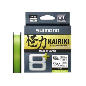 SHIMANO Line Kairiki 8+Mantis Green priemer 0,060 mm, nosnosť 4,80 kg