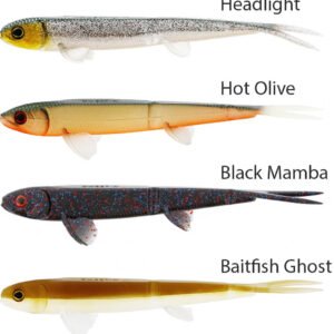 WESTIN Twinteez Pelagic V-Tail 20 cm/ 30 g, 2 ks Black Mamba