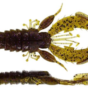 WESTIN Crecraw Creaturebait, Green Pumpkin Purple, 6 ks
