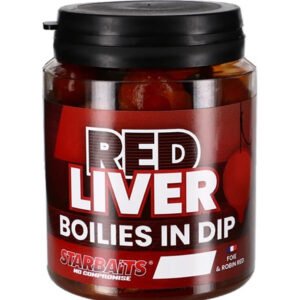 STARBAITS Red Liver v dipe priemer 24 mm
