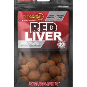 STARBAITS Concept Red Liver, 200 g priemer 20 mm, balenie 200 g