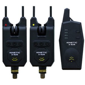 Sada 2 signalizátorov KINETIC X-Run Bite Alarm Set s príposluchom