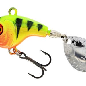 WESTIN Dropbite Spin Tail Jig 3,4 cm, 17 g, Chartreuse Perch