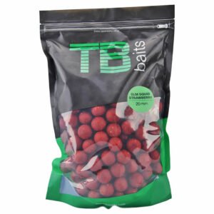 TB Baits GLM Squid Strawbery, 2,5 kg priemer 20 mm, balenie 2,50 kg