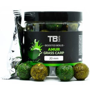 Dipované boilie TB Baits Amur, 20 mm, 120 g