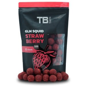 TB Baits Hard GLM Squid Strawbery priemer 24 mm, balenie 250 g