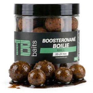 Dipované boilie TB Baits Boosted Krill, 20-24 mm, 120 g