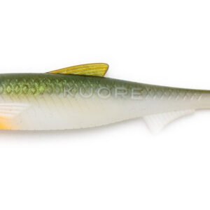 Kopyto KUORE Recoil, Fire Olive dĺžka 11 cm, hmotnosť 7,6 g, balenie 3 ks