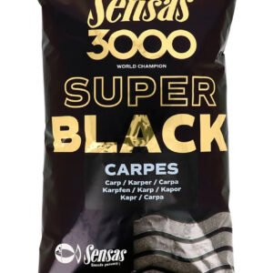 Sensas kŕmenie 3000 Super BLACK 1kg Carpes
