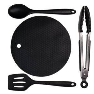 Sada silikónových riadov GIANTS FISHING Eazi Utensil Set s podložkou