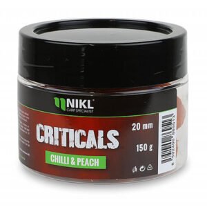 Boilies NIKL Criticals Chilli & Peach priemer 24 mm