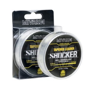 MIVARDI Shocker Tapered Leader priemer 0,30 - 0,47 mm, balenie 5x12 m