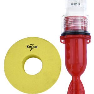 Svietiaca bójka CARPZOOM s LED svetlom zelená