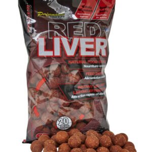 STARBAITS Red Liver, 800 g priemer 10 mm