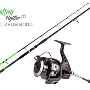 = prút ZFISH Combo Catfish Fighter + navijak Zeus ZX