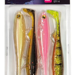 Set nástrah FOX Rage Slick Shad UV Mixed Colour 11cm, 4ks