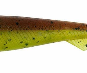 Set nástrah FOX Rage Slick Shad Ultra UV Green Pumpkin dĺžka 11 cm, balenie 4 ks