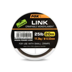 FOX Edges Link Monofilament Trans Khaki priemer 0,64 mm, nosnosť 35 lb