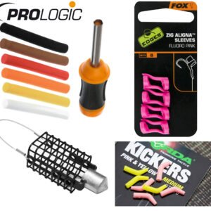 = pena PROLOGIC Bait Balancing Kit + rovnátka FOX + rovnátka KORDA + krmítko DELPHIN