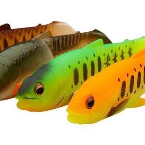 Sada nástrah SAVAGE GEAR Craft Cannibal Paddletail, Dark Water Mix, 4ks