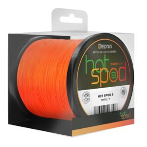 Delphin Šnúra HotSPOD 8 Oranžová 300m 0,14mm 9,6kg