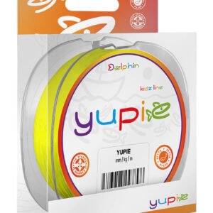 DELPHIN Yupie, fluo žltý, 300 m priemer 0,22 mm, nosnosť 4,2 kg