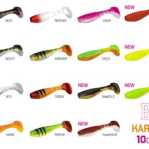 DELPHIN Karma UVs 10 cm, 5 ks Berry
