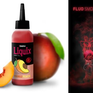 Fluo dip DELPHIN D Snax LiquiX, Mango - Broskyňa