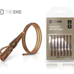 Závesná montáž DELPHIN TheEnd Lead Clip with Sili Tubes, 7 ks