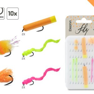 Sada umelých mušiek DELPHIN Fly, Bung Trout