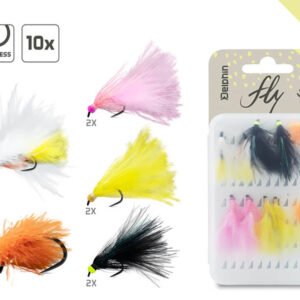 Sada umelých mušiek DELPHIN Fly, Pond Trout