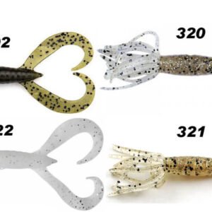 KEITECH Little Spider 3,5 inch/ 8,89cm, bal. 5ks 320 - Silver Shad