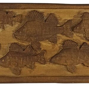 Drevený obraz "Ostrieže", A03 51x14 cm